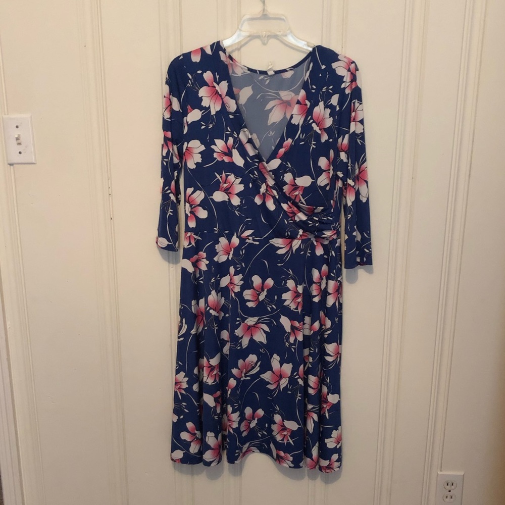 Large Pink Blush Maternity Dress